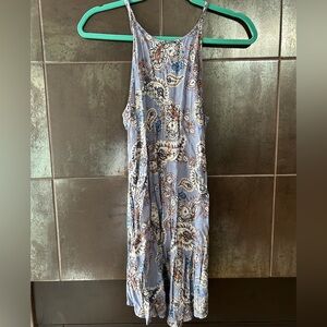 Pacsun Kendall & Kylie Paisley Print Sleeveless Dress L